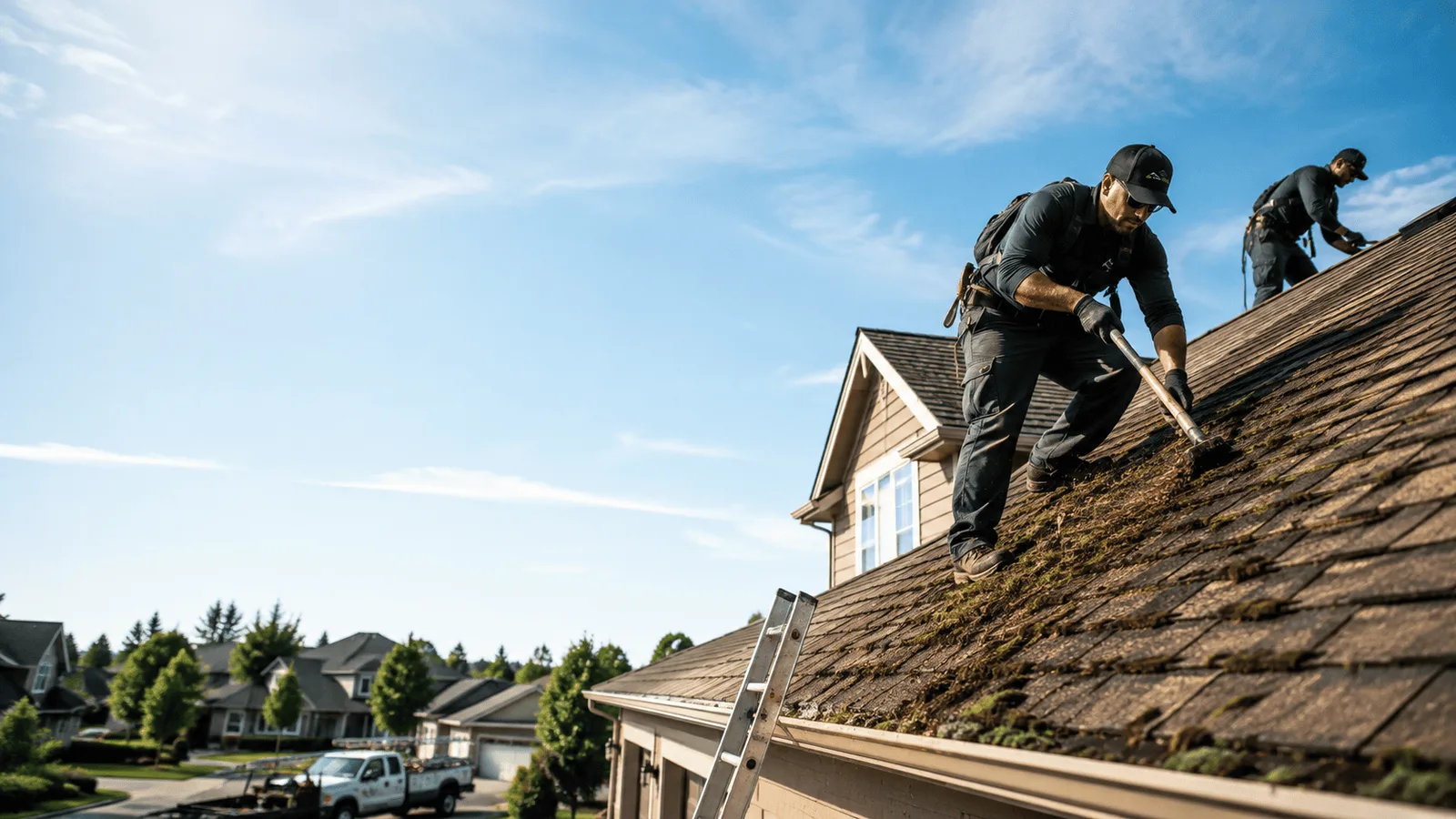 Roof Moss Removal in Stonefort, IL near me